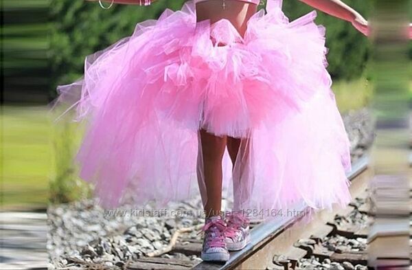 Продаж Спідничка фатін рожева/Детская розовая фатиновая юбка рост  