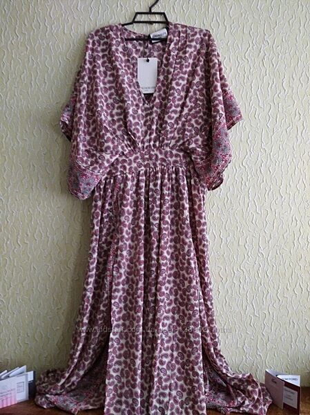 Нарядне шикарне довге плаття з високими розрізами, дизайн Франції, пошив Інді