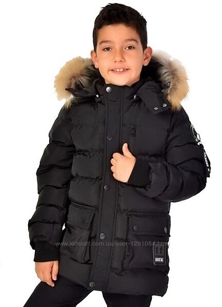  Зимние куртки с капюшоном для мальчиков от 6 до 10 лет