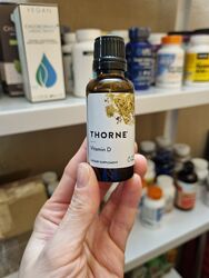 Thorne Research, витамин D в жидкой форме, 30 мл 