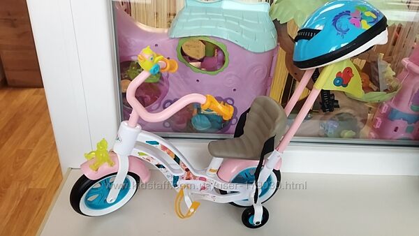 Велосипед zapf creation для baby born 