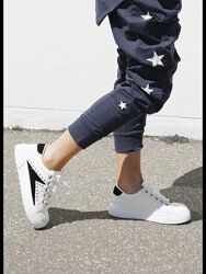 Стильные кроссовки женские&92сникеры Stride Австралия&92белые с заклепками&92р.38