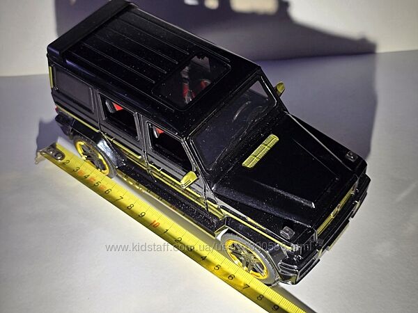 машинка модель Mercedes G63, масштаб 1/24, чорний