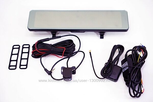 DVR D60 Зеркало регистратор, 12 сенсор, 2 камеры, GPS навигатор, WiFi, 8Gb