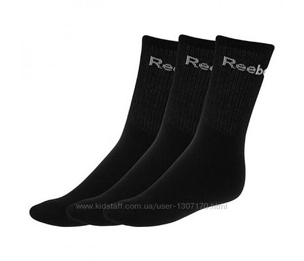 Демісезонні чоловічі шкарпетки Reebok Crew Socks 3 в 1 оригінал р.39-44