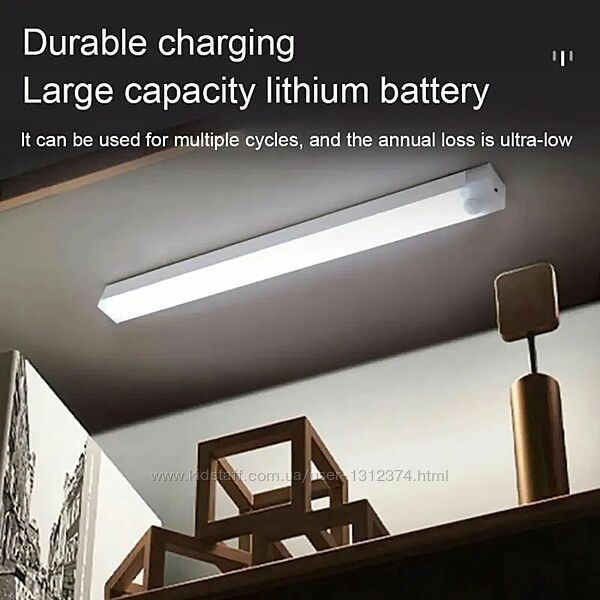 Беспроводная led-лампа светодиодный светильник с датчиком движения 50 см