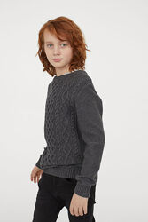 Теплый свитер h&m  8-10