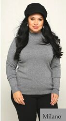 Гольфи Мілано Стійка-комір Демі БАТАЛ код 2310 кольори в асортиметі