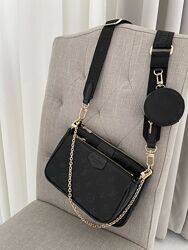 Сумка жіноча, клатч Louis Vuitton Pochete Multi Black Арт 01067