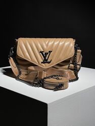 Сумка жіноча Louis Vuitton Wave Brown/Black Арт 01131  