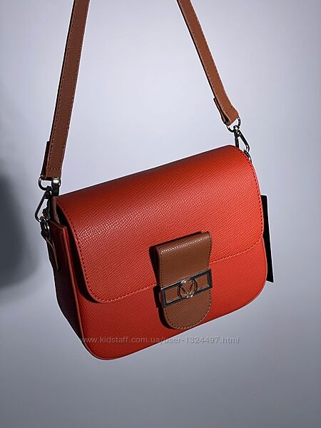Сумка жіноча Valentino Bag Orange/Brown Арт 25005  