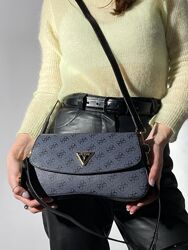 Стильна жіноча сумка Guess Cordelia Flap Shoulder Bag Blue Арт 17084 