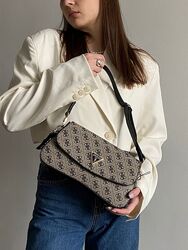 Стильна жіноча сумка Guess Cordelia Flap Shoulder Bag Grey Арт 17085