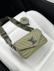 Стильна жіноча сумка Louis Vuitton New Green арт 88846 