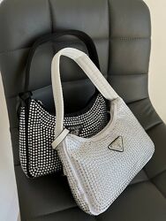 Стильна сумка Prada New White, Black арт 63537, арт 11164  