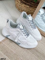 Літні жіночі кросівки білі текстильні  Код 8913 