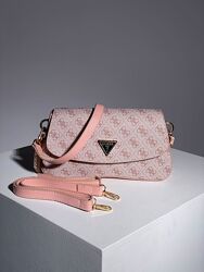 Стильна сумка Guess Cordelia Flap Shoulder Bag Pink Арт 17092  