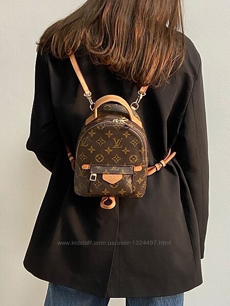 Рюкзак молодіжний Louis Vuitton Palm Springs Mini Brown/Camel Арт 01163 