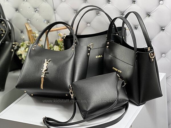 Комплект жіноча сумка и клатч Код 4331 Екошкіра  