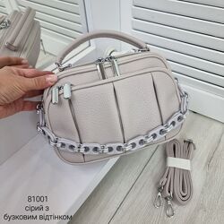 Неймовірно гарний клатч на 2 відділи з екошкіри КОД 81001