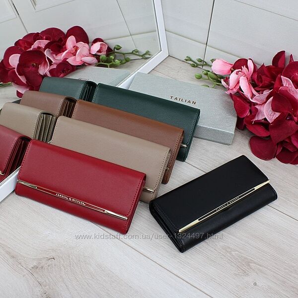 Шикарний гаманець на кнопці Код К187  