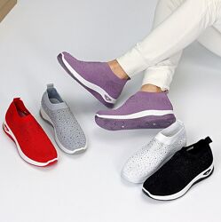 Легкі текстильні жіночі кросівки колір на вибір доступна ціна Код 20273