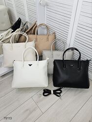 Гарна сумка на 2 окремих відділи, з екошкіри, формат А4  КОД 79113