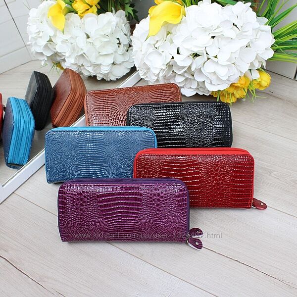 Стильний гаманець на змійці Код К205  