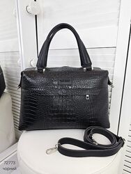 Стильна сумка з екошкіри Код 72773 