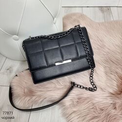 Стильний каркасний клатч крос боді Код 77871