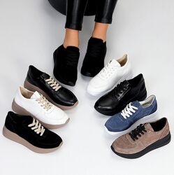 Базові кросівки натуральна шкіра/замша, модель в асортименті  Код 22333  