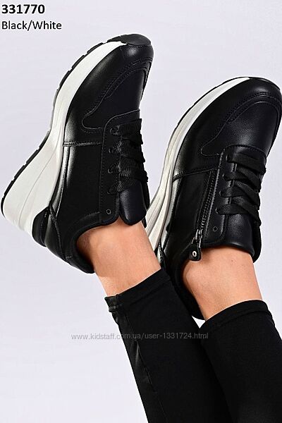 женские кроссовки на платформе черные 2 модели 