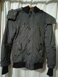 Зимняя куртка темно-серая