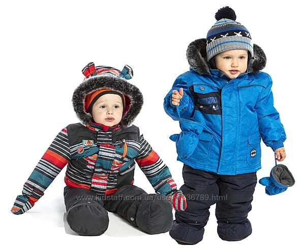 Зимові термокомбінезони для хлопчика на 1-3 роки PELUCHE Канада розпродаж