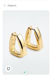 Стильні сережки COS 