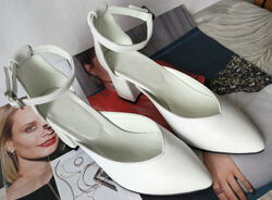 Комфортные туфли Limoda из натуральной кожи босоножки на каблуке 6 см