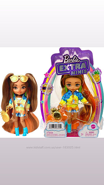 Кукла barbie extra minis летняя леди лялька барбі екстра міні літня