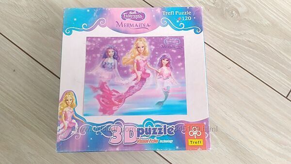Пазлы Trefl 3D 3Д Barbie, оригинал, 120 шт.