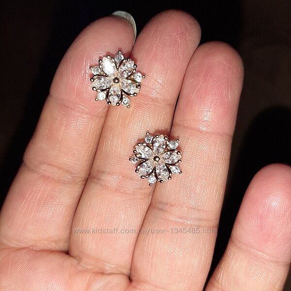 сережки-гвоздики