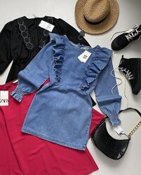 Крута нова джинсова сукня bershka