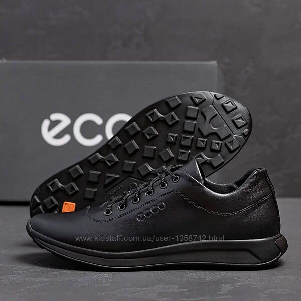 Чоловічі шкіряні кросівки з логотипом / натуральна шкіра