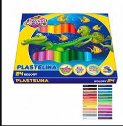 Шикарный мягкий пластилин Sweet Colours, KOMA-PLAST, Польша, круглый,24 цве