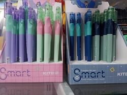 Ручка гелевая пиши-стирай Kite Smart, есть запаски 