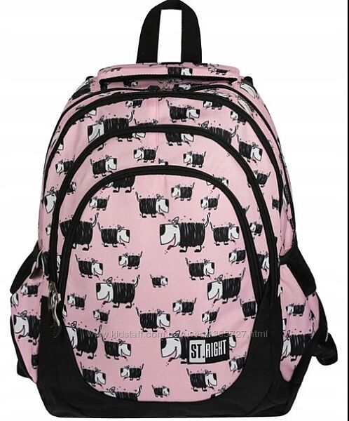 Школьный рюкзак ST. RIGHT  BP6 Dogs для старшеклассницы 