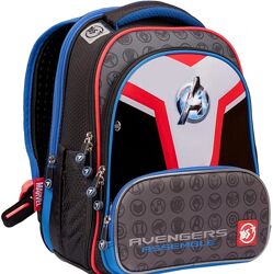 Рюкзак школьный каркасный YES S-30 JUNO ULTRA Premium Marvel. Avengers 1кл.