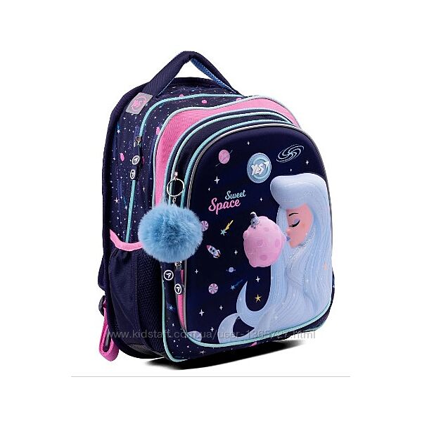 Рюкзак школьный полукаркасный YES S-82 Space Girl для девочки 1-3класс