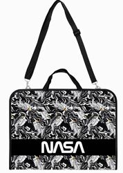 Папка-портфель на молнии Kite NASA NS22-411, 1 отделение, формат A3