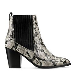 Шкіряні черевики clarks west lo grey