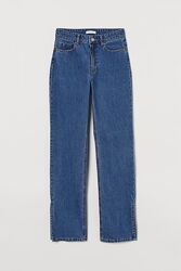 H&m стильные синие джинсы 36 s