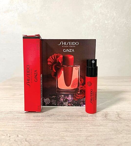 Парфюмированная вода Shiseido ginza intense пробник